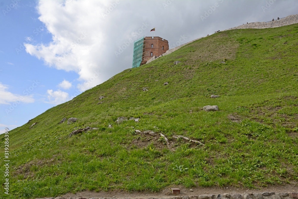 On Castle Hill, the ruins of the Upper Castle and the Gediminas' Tower have been preserved. The tower is a branch of the Lithuanian National Museum of the History of the City.