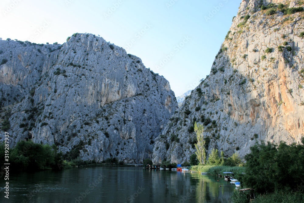 Omis and the Cetina river, Croatia