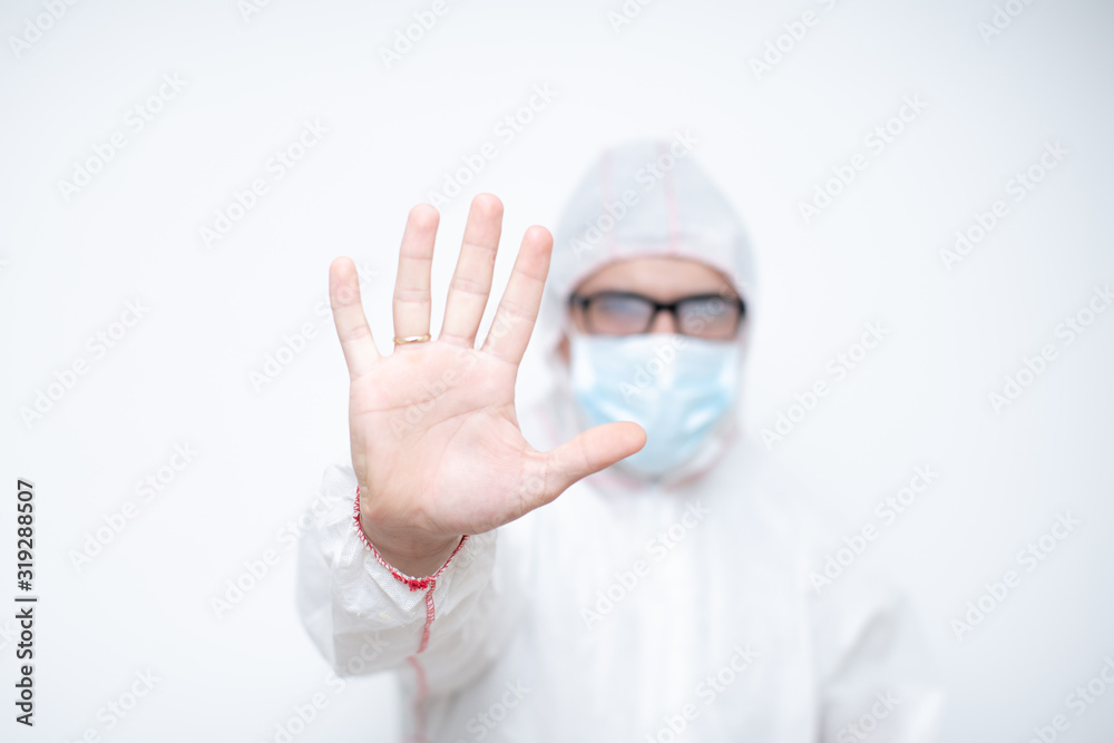 Coronavirus.A young student working in medicine. Coronavirus.A young student working in medicine.