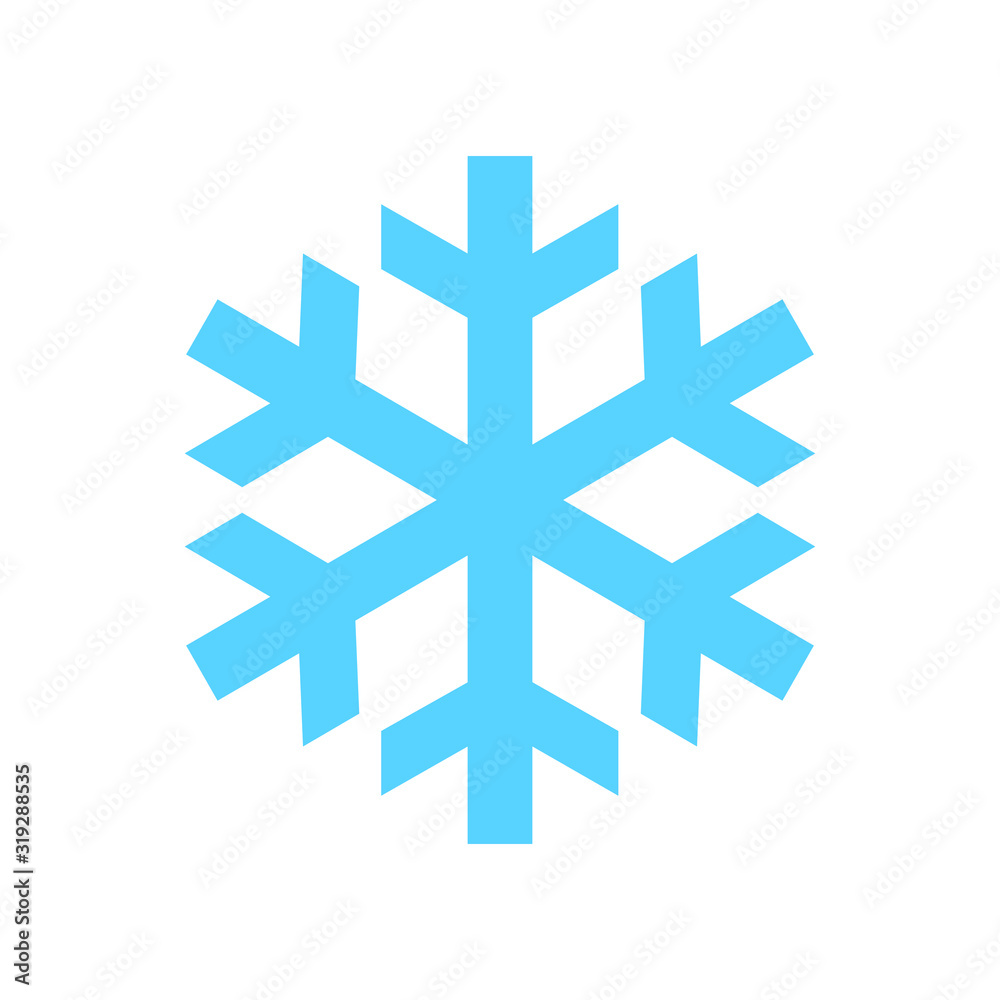 Blue snowflake vector Blue snowflake vector
