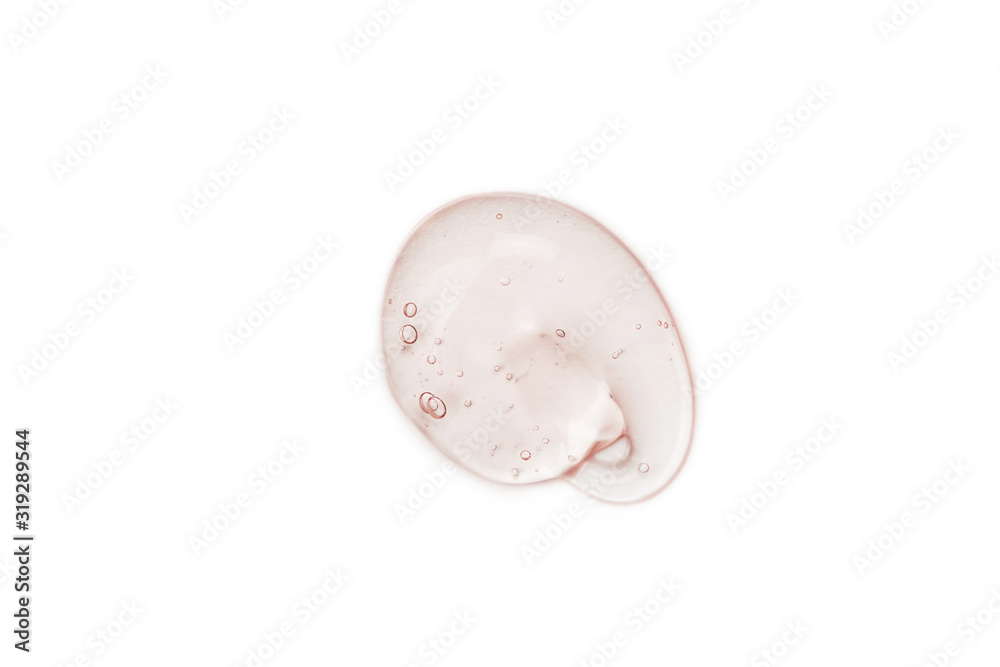 Hyaluronic acid drops isolated on white background. Hyaluronic acid drops isolated on white background.