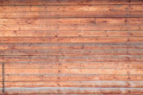 Old wooden wall from boards. Retro texture design template