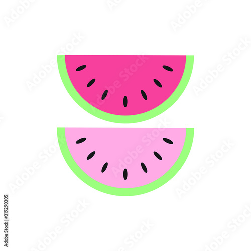 Watermelon illustration graphic vector design