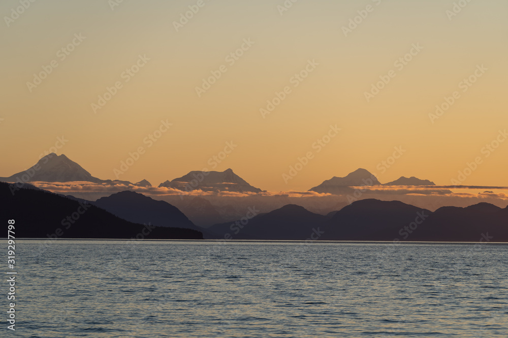 Sunset in Icy Strait