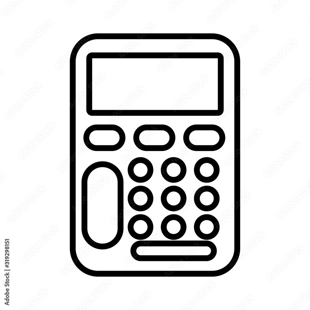 back to school education mathematics calculator supply icon back to school education mathematics calculator supply icon