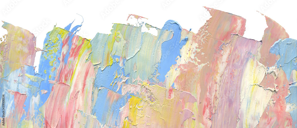 Pastel color abstract background.  Natural texture of oil paint. High detail.