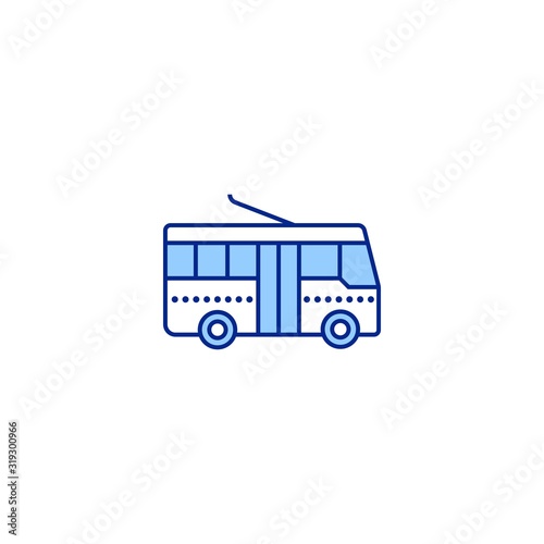 metro creative icon. From Transport icons collection. Isolated metro sign on white background