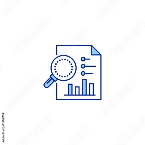 scrutiny creative icon. From Analytics Research icons collection. Isolated scrutiny sign on white background