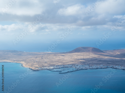 Landscape on island La Grasiosa, Canary Islands . © wlad074