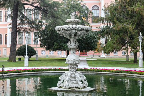 Fountain in Dolmabahce Palace, Istanbul, Turkey
