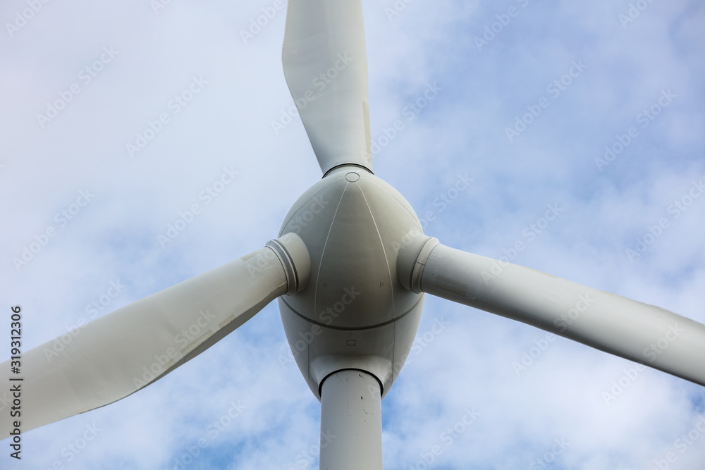 Close-up view of a wind turbine nacelle at Albany wind farm in Western Australia Close-up view of a wind turbine nacelle at Albany wind farm in Western Australia