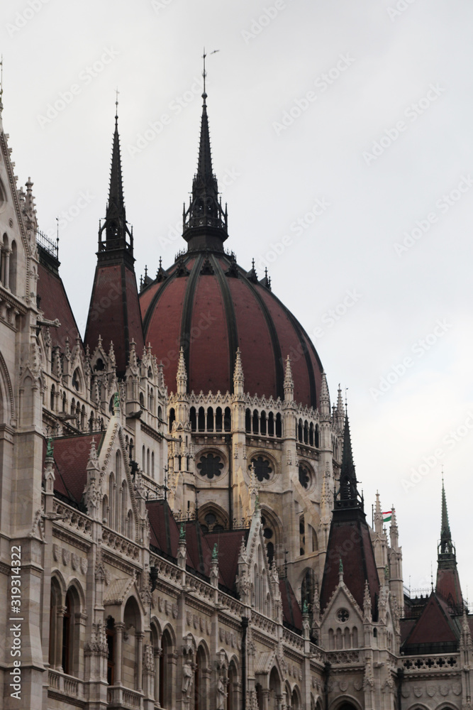Obraz premium The Parliament building, Budapest, Hungary