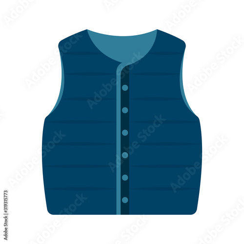 Isolated winter vest icon