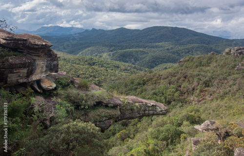 Landscape of Parque Natural Municipal Das Andorinhas, Ouro Preto. Brazil photo