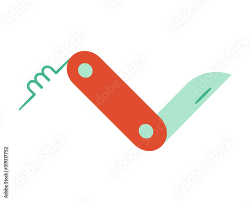vector emoji set camping vacation icon isolated