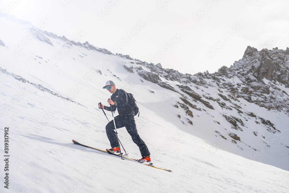 Tatry Polskie - skitouring - obrazy, fototapety, plakaty 