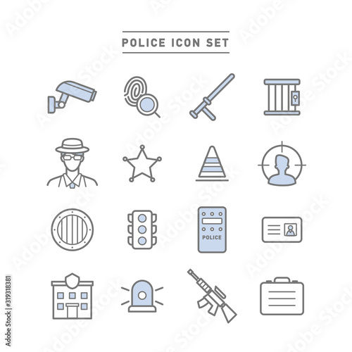 POLICE ICON SET
