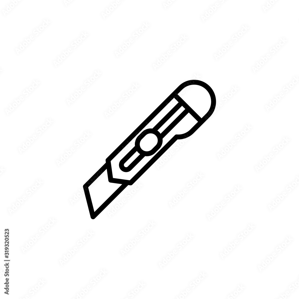 Vector, illustration, cutter icon Vector, illustration, cutter icon