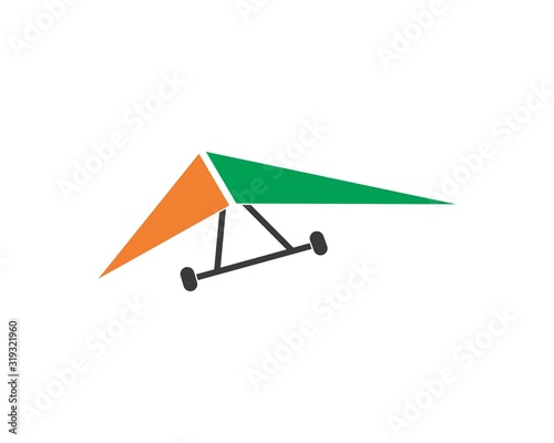 hang gliding icon vector illustration design