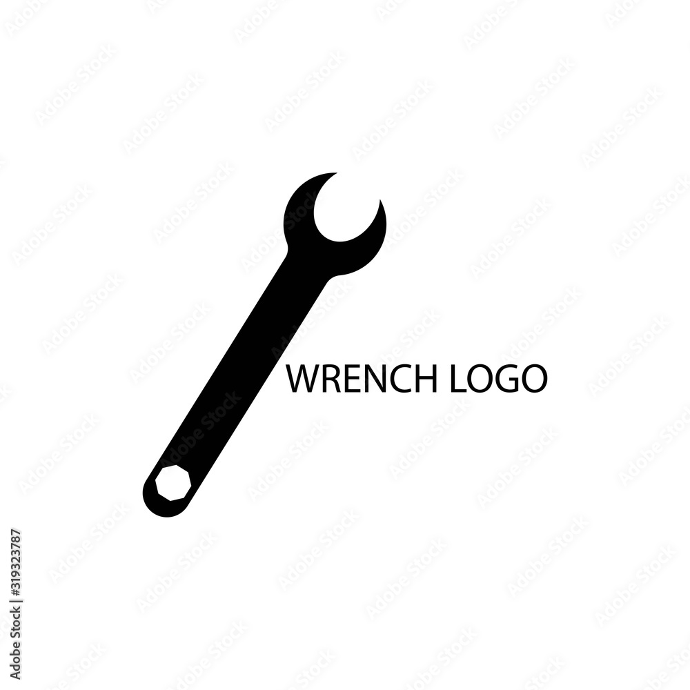 wrench logo vector wrench logo vector
