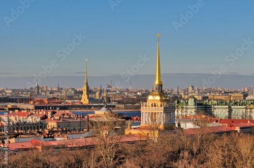 Panorama Sankt Petersburga w Rosji