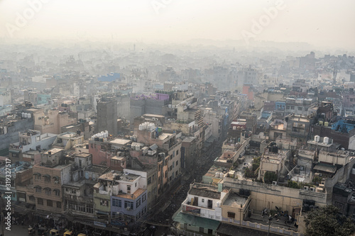 old delhi view from jama masjid