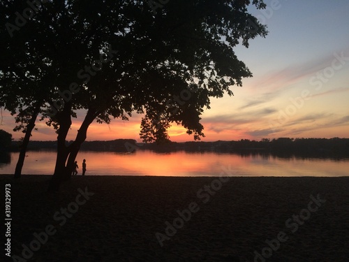 sunset on the lake © Марк Цой