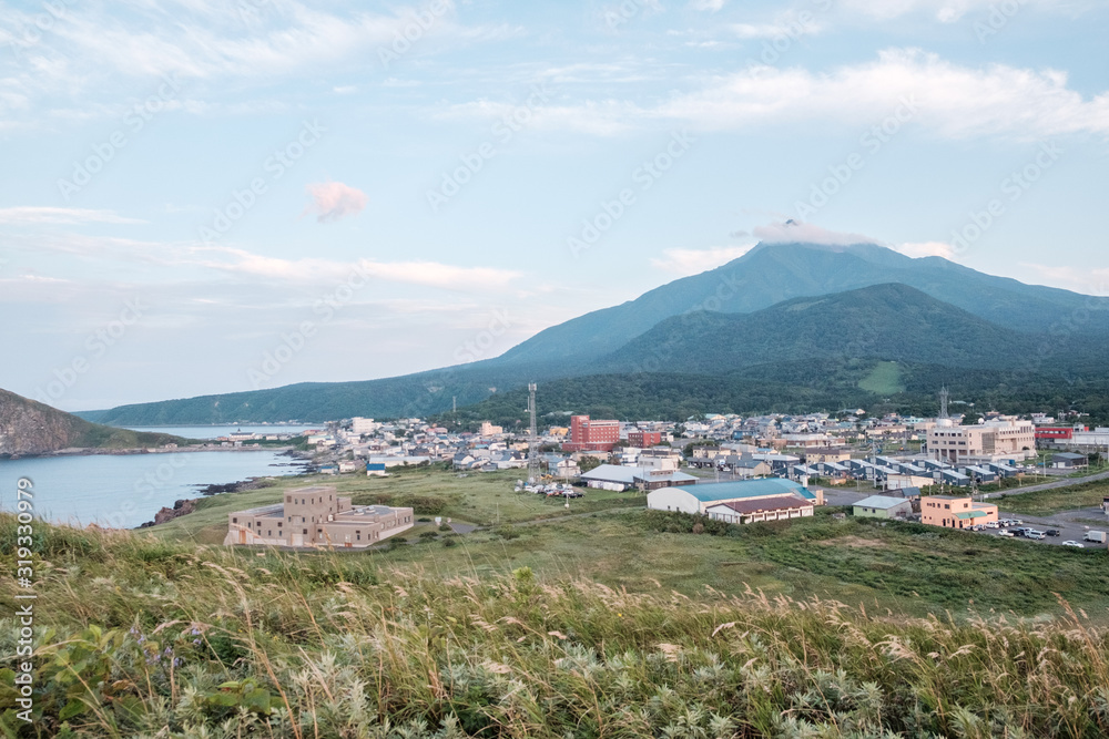 利尻島・夕日ヶ丘展望台からの景色