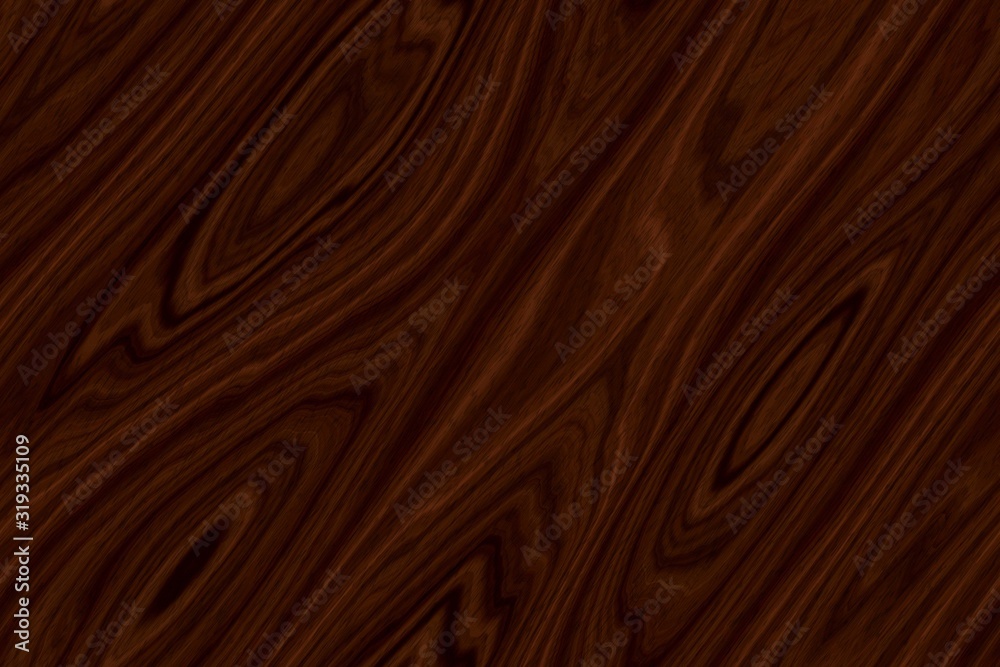 Shapes on a surface of wood