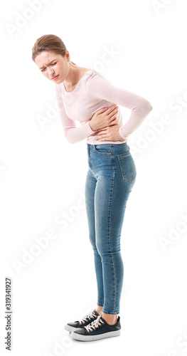 Young woman suffering from ...
