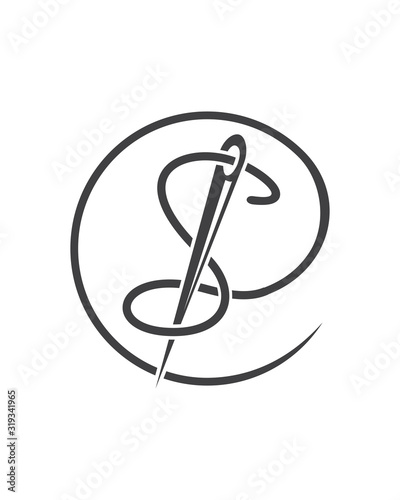 S Embroidery Logo, S Needlework