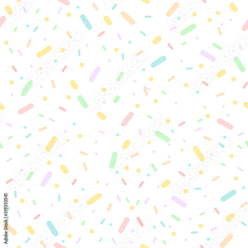 Colorful Abstract Confetti Background Pattern Vector.