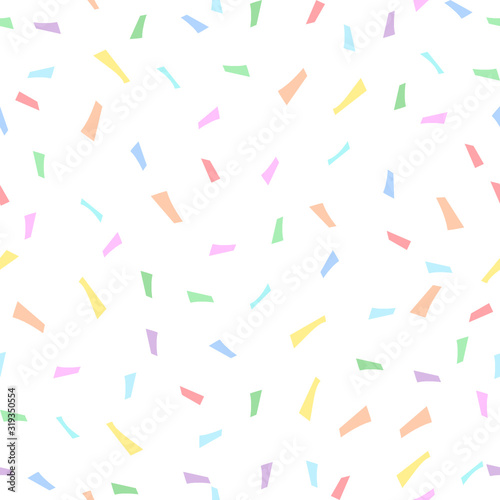 Colorful Abstract Confetti Background Pattern Vector.