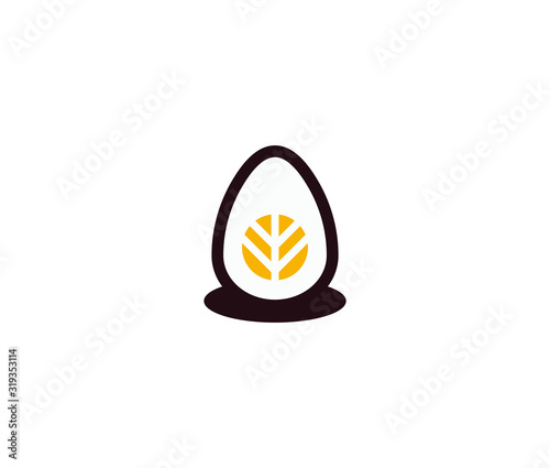 Egg Logo Icon Design Element Logo for egg farm company 