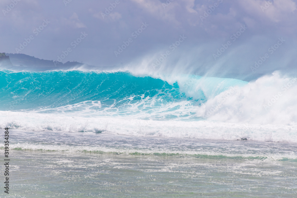 Big waves in Tumon Bay, Guam