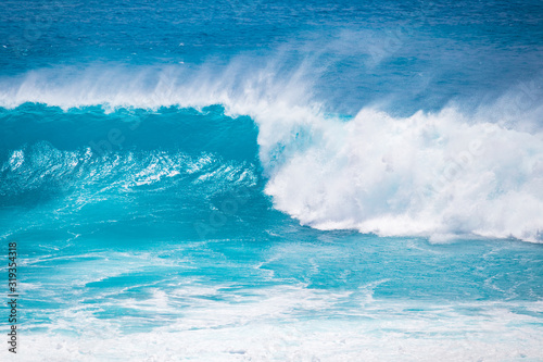 Big waves in Tumon Bay, Guam photo