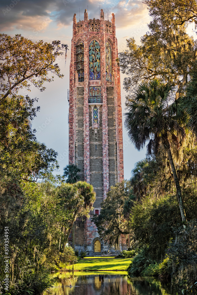 The Singing Tower At Bok Gardens - obrazy, fototapety, plakaty 