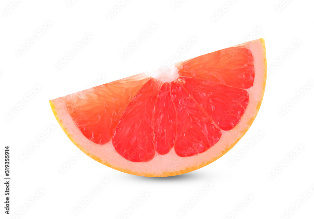 grapefruit isolated on a white background. grapefruit isolated on a white background.