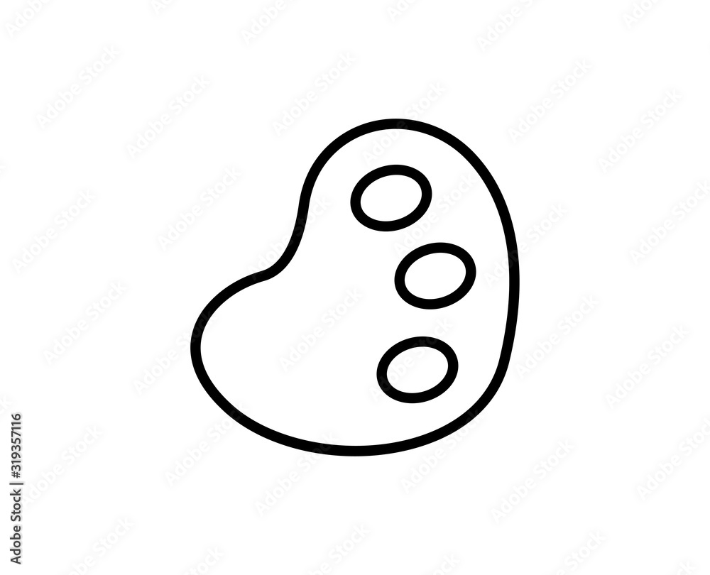Palette line icon Palette line icon