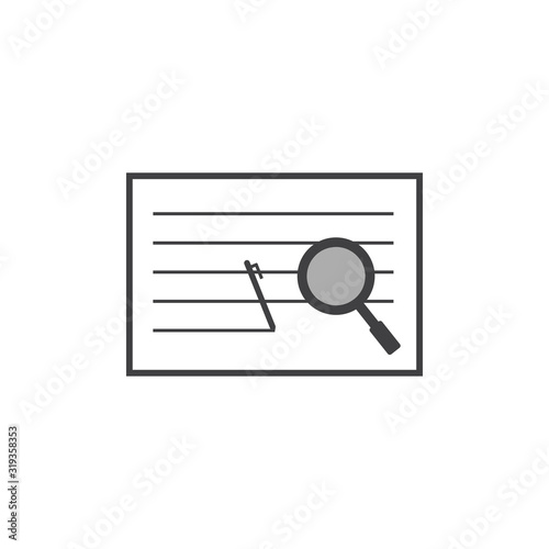 enlarge message writing icon vector design with black color