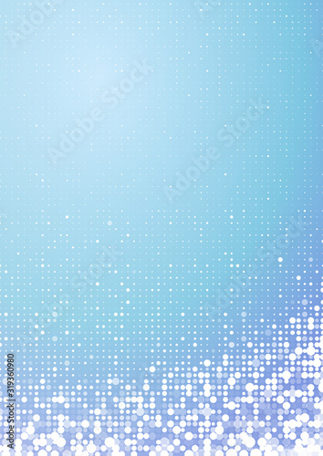 White dots on abstract blur gradient background