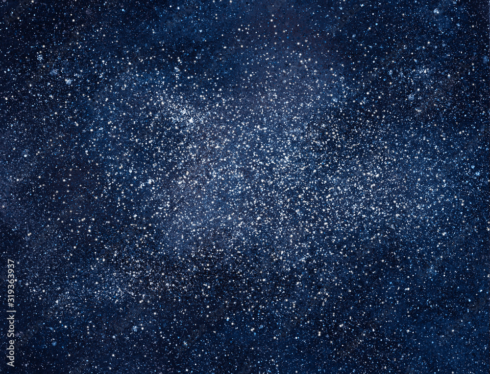 Night sky with stars as background