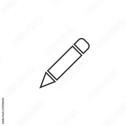 pencil icon vector illustration symbol for website and graphic design