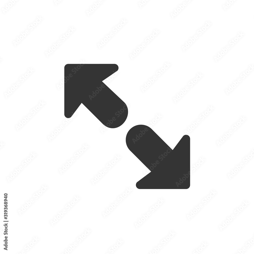 resize icon vector illustration symbol for website and graphic design resize icon vector illustration symbol for website and graphic design