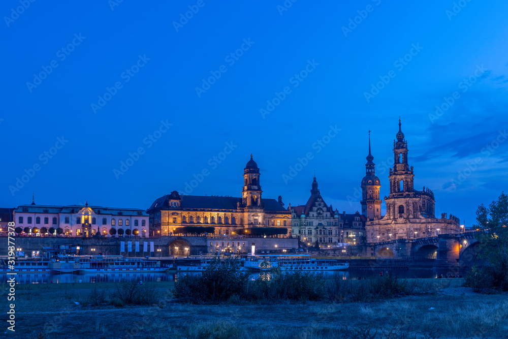 View from Dresden City at Germany