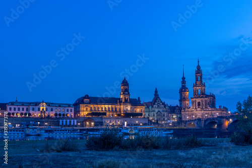 View from Dresden City at Germany