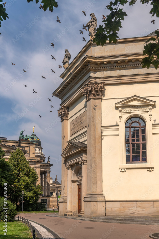 Buildings at the Gendarmen Platz, Berlin, Germany