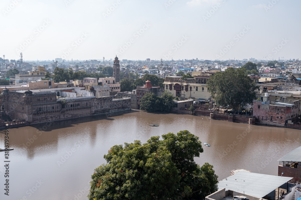 Fototapeta premium gulab sagar talab lake in jodhpur