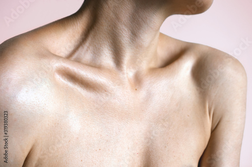 Wallpaper Mural Neck shoulders and collarbones of a beautiful woman Torontodigital.ca