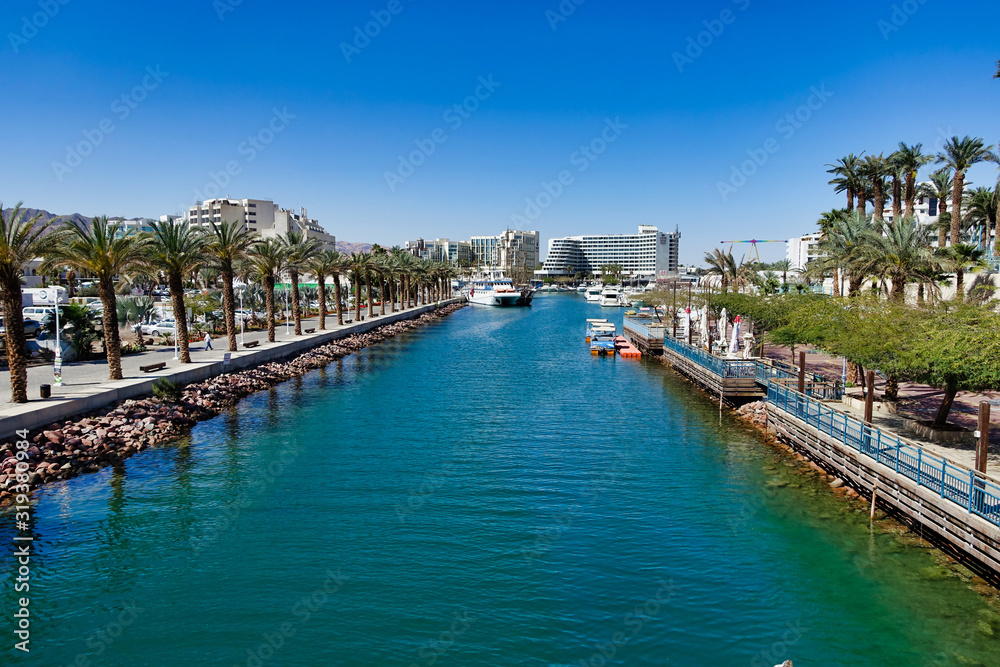 Fototapeta premium Boats in canal